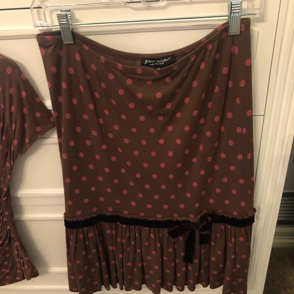 Vintage Betsey Johnson top and skirt size M - Picture 4 of 6